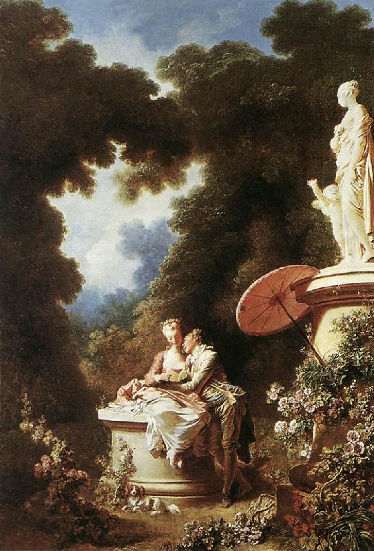 Jean Honore Fragonard The Confession of Love Spain oil painting art